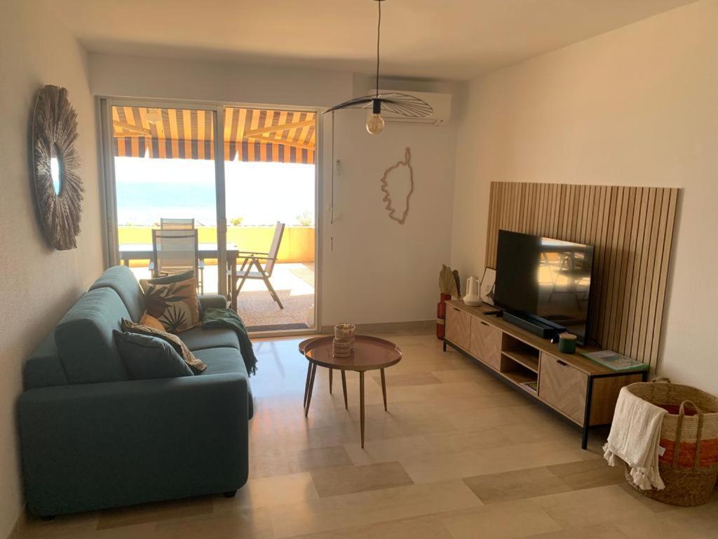 Marinella, Vue Mer Panoramique, Superbe T2 Plage A 150 M อฌักซิโอ้ ภายนอก รูปภาพ
